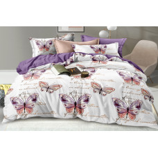 Bed linen set Butterfly letter SoundSleep calico double