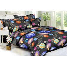 Bed linen set Planets SoundSleep Polysatin euro