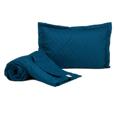 Bedspread with pillowcases Sea Green SoundSleep single