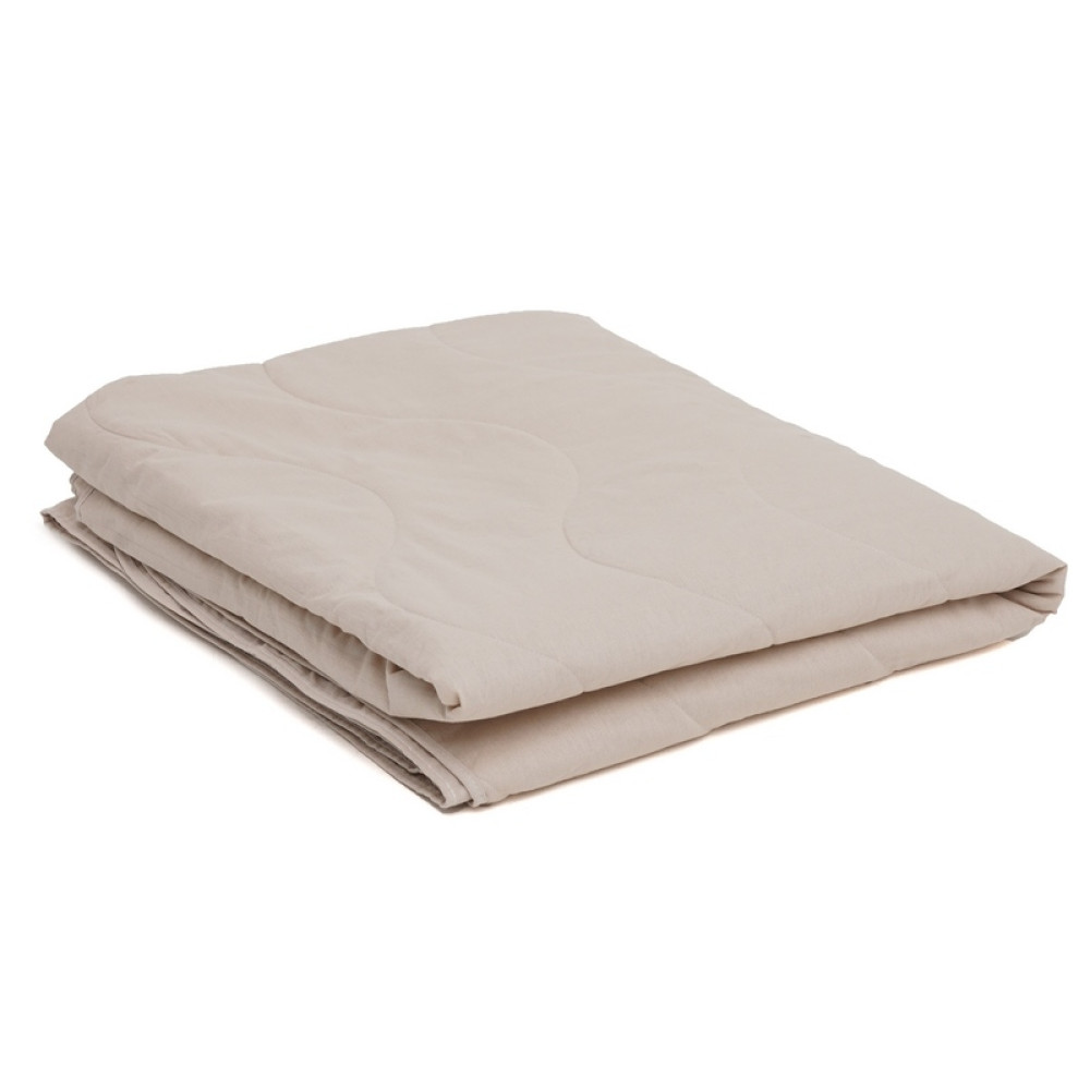 Набор хлопковый Silensa SoundSleep одеяло простынь наволочки бежевый полуторный