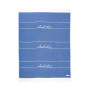 Cotton plaid SoundSleep by ANDRE TAN blue-white 140x200 cm 