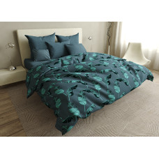 Bed linen set Gradient leaves SoundSleep calico euro