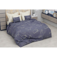 Bed linen set SoundSleep Cute Cats calico single