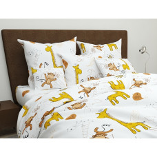 Set of pillowcases from calico Giraffes SoundSleep 40x60 cm