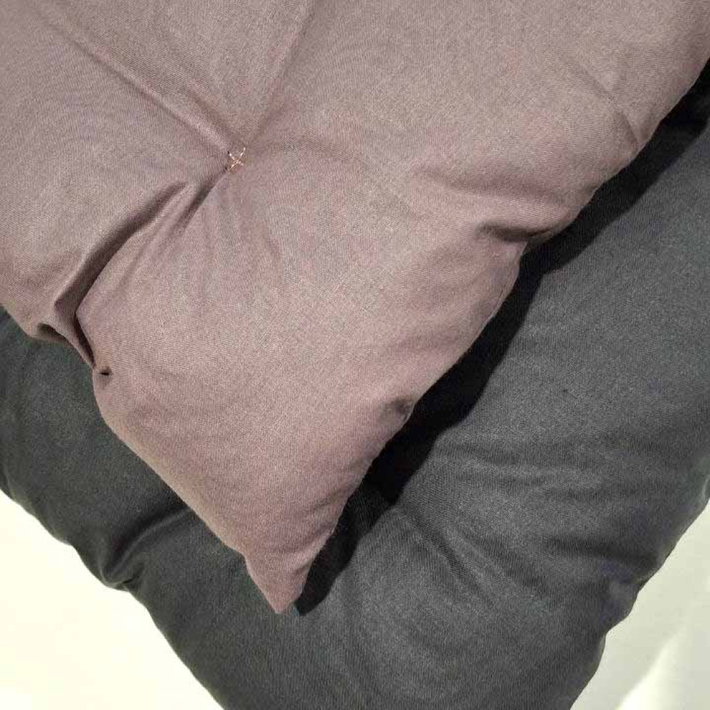 Cushion for chair SoundSleep Porto calico 40x40 cm gray-lilac (2800004778572)