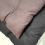 Cushion for chair SoundSleep Porto calico 40x40 cm gray-lilac (2800004778572)