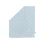 Вовняна ковдра в сатині SoundSleep Color Dreams блакитна 155x210 см