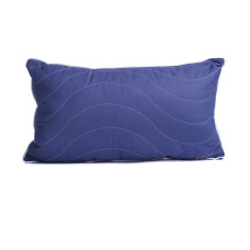Decorative pillow SoundSleep Dolia with piping Blue 30х50 cm