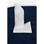 Linen napkin Muse white with a thin hem SoundSleep 29x29 cm