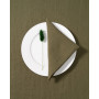Салфетка льняная Linen Style SoundSleep оливковая 25х25 см