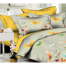 Pillowcase SoundSleep Yellow butterflies polisatin 40х60 сm