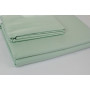 Простынь на резинке SoundSleep Shine сатин light green светло-зеленая 200х200 см 