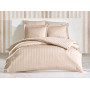Комплект постельного белья Stripe Beige SoundSleep сатин-страйп бежевый семейный