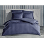 Bedding set SoundSleep satin-stripe Graphite euro