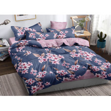 Хлопковое постельное белье Zila SoundSleep с сатиновым плетением полуторное