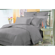 Bed linen set Stripe Gray SoundSleep satin-stripe gray euro