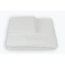 Duvet cover with zipper SoundSleep Shine satin white 200x220 cm 