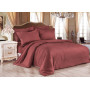 Bed linen set SoundSleep satin-stripe Marsala euro