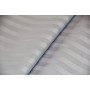 Комплект постільної білизни Stripe Loney сатин-страйп SoundSleep сірий євро