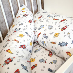 Bed linen set winter SoundSleep Space flannel children 112x147 cm (2800004977692)