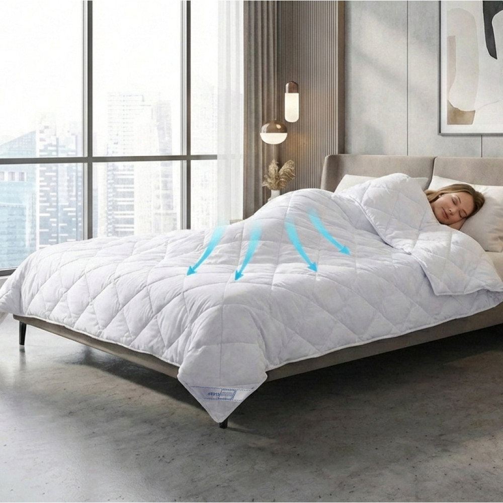 Blanket SoundSleep Gold Dyet winter-summer 2 in 1 155x210 cm white (93900775)