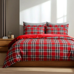 Bedding set SoundSleep Flanel Cоzy Red single 160x215 cm (2800004977463)