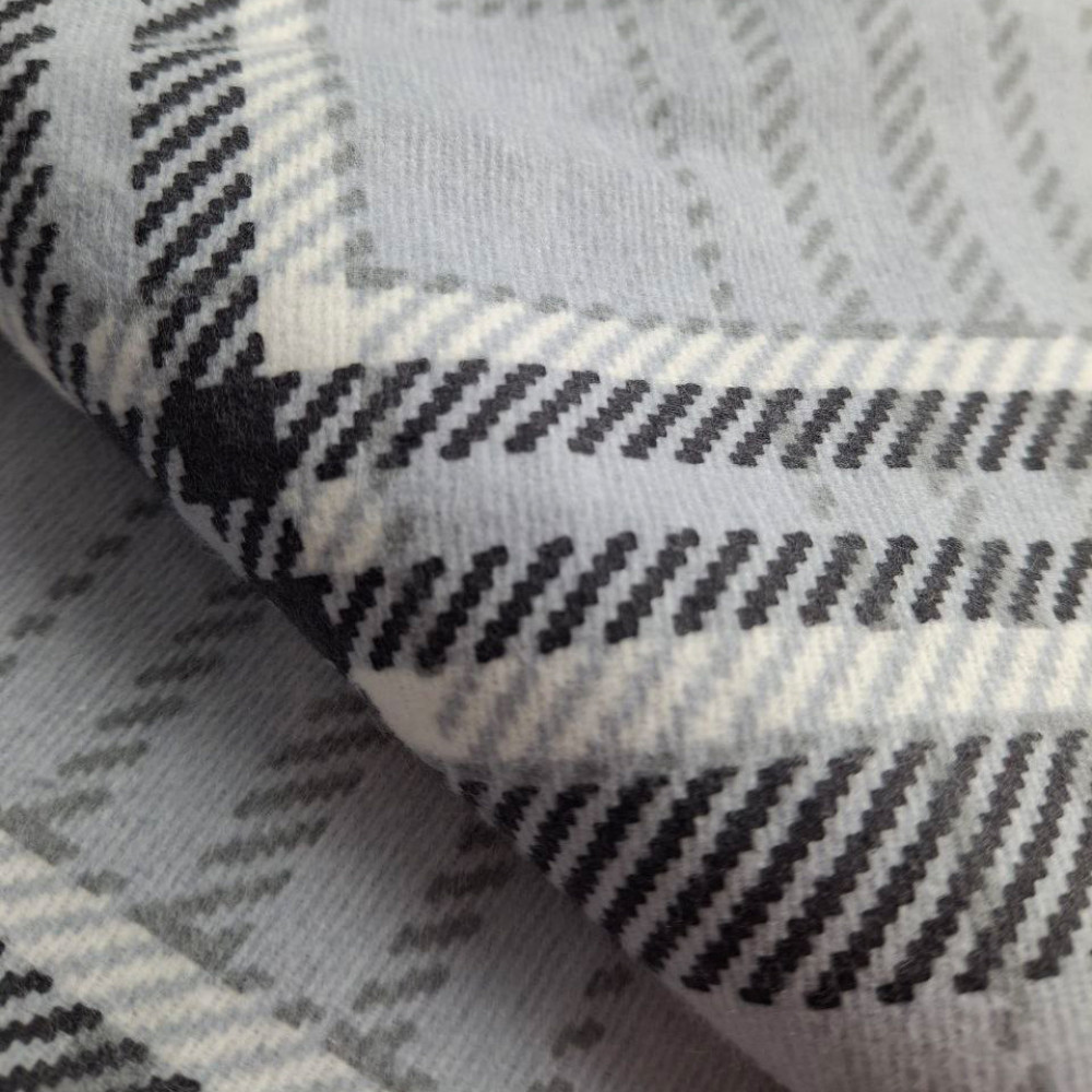 Women's flannel pajamas Cоzy Grey SoundSleep gray cell S (2800005001976)