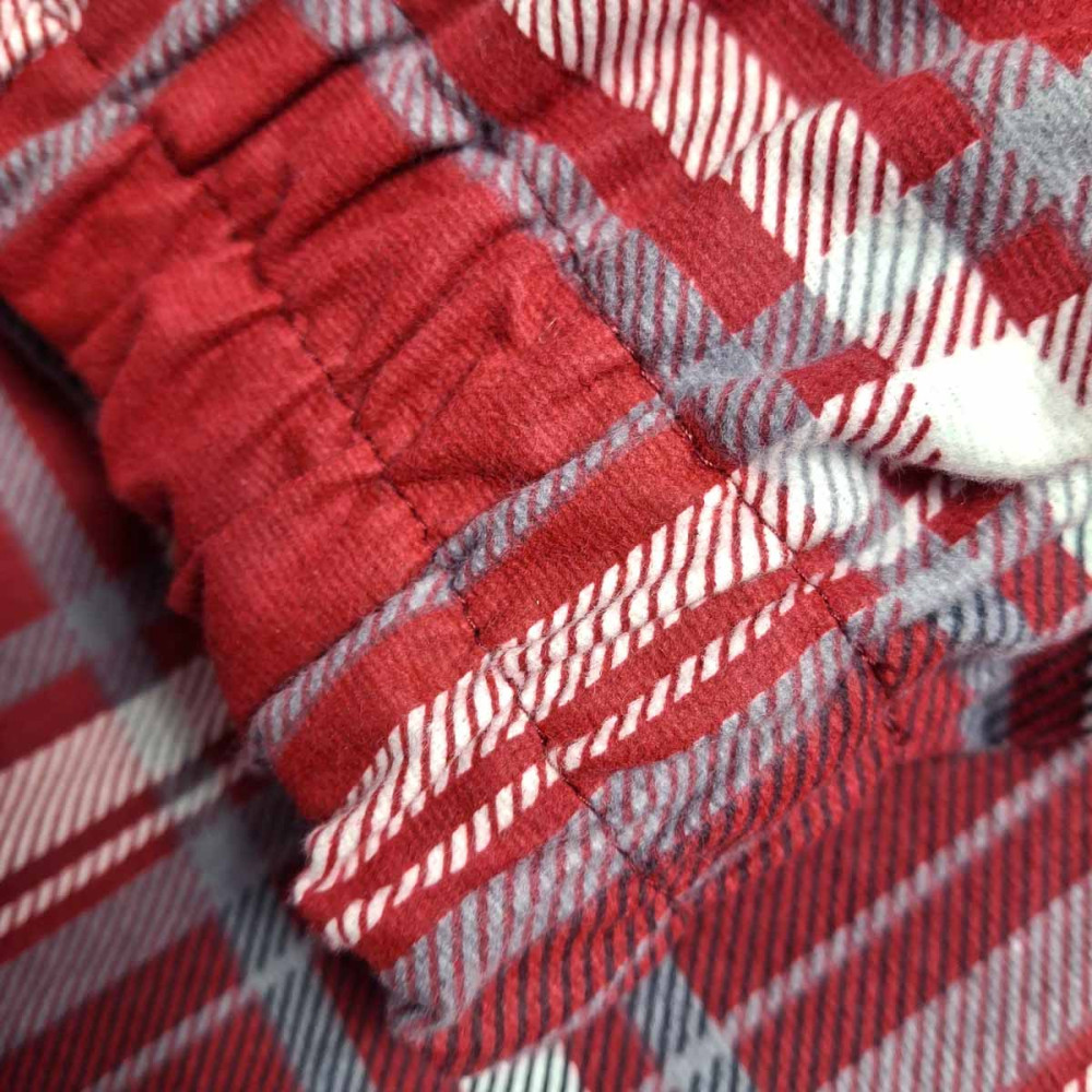 Мужская пижама фланелевая SoundSleep Flanel Cоzy Red фланель клетка красная L/XL (2800005001907)