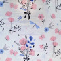 Bedding set winter SoundSleep Flanel Blossom double euro 200x220 cm white (2800004977685)