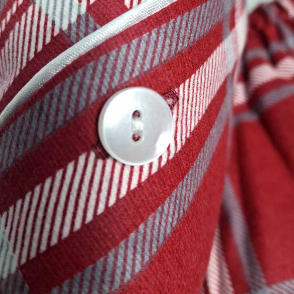 Мужская пижама фланелевая SoundSleep Flanel Cоzy Red фланель клетка красная L/XL (2800005001907)