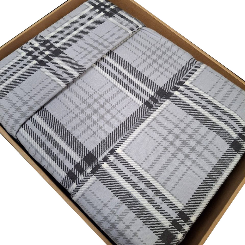 Bedding set SoundSleep Flanel Cоzy Grey single 160x215 cm (2800004977500)