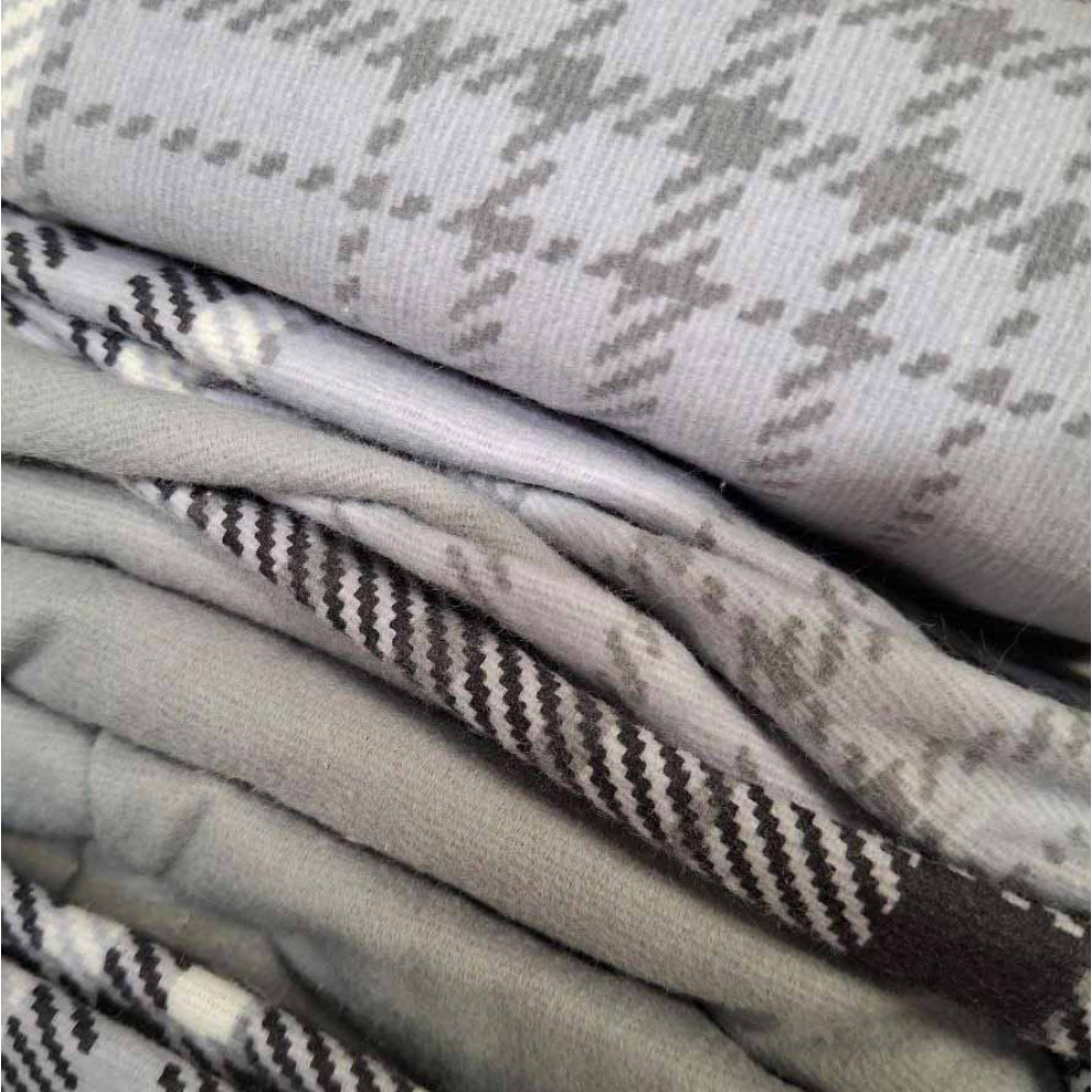 Bedding set SoundSleep Flanel Cоzy Grey single 160x215 cm (2800004977500)
