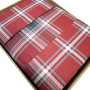 Комплект постельного белья SoundSleep Flanel Cоzy Red двуспальный евро 200х220 см фланель клетка красная (2800004977470)
