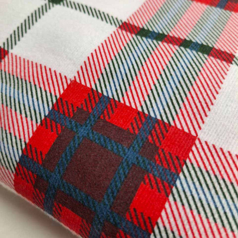 Bedding set SoundSleep Flanel Cоzy White single 160x215 cm white-red (2800004977548)