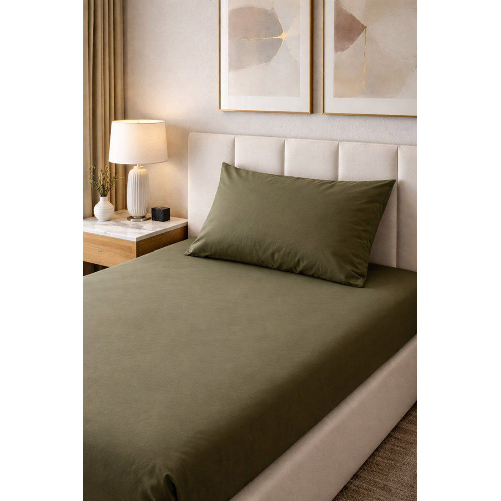Sheet SoundSleep cotton 145x215 cm oliva 140g (2800005005516)