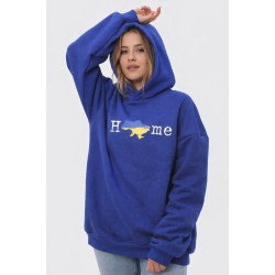 Hoodie Emily Home Oversized unisex Blue S/M (2800005032482)