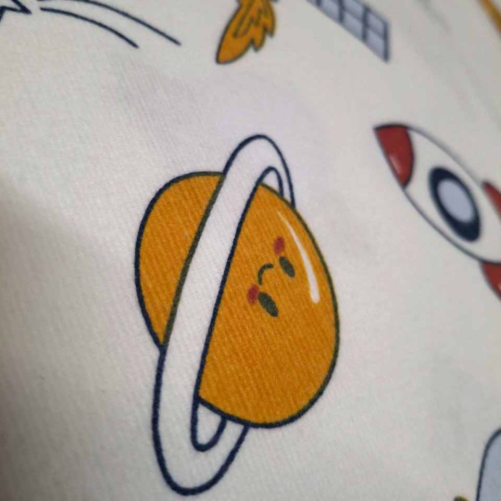 Комплект постільної білизни зимовий у ліжечко SoundSleep Space дитячий фланель 112х147 см (2800004977692)
