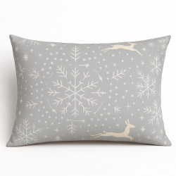 Decorative pillowcase SoundSleep Wheel of Fortune 50x70 cm calico grey (2800004903899)