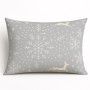 Decorative pillowcase SoundSleep Wheel of Fortune 50x70 cm calico grey (2800004903899)