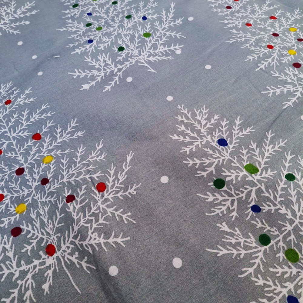 Decorative pillowcase SoundSleep Winterly 50x70 cm calico grey (2800004903714)