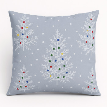 Decorative pillow SoundSleep Winterly Warmth of Winter Dreams calico 45x45 cm grey (2800004903813)