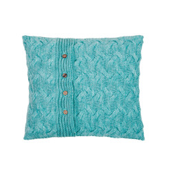 Pillowcase SoundSleep Varanasi knitted 45x45 cm mint (2251970363017)