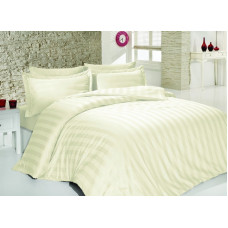 Bed linen set SoundSleep Stripes Cream euro
