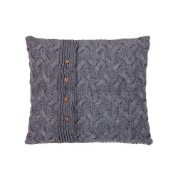 Pillowcase SoundSleep Varanasi knitted 45x45 cm light gray (2251970364014)