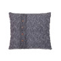 Knitted pillowcase SoundSleep Varanasi light gray