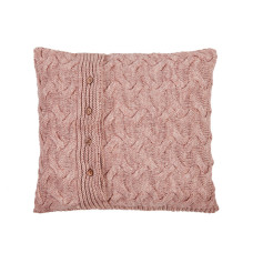 Knitted pillowcase SoundSleep Varanasi coffee with milk 45х45 cm