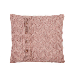 Pillowcase SoundSleep Varanasi knitted 45x45 cm coffee with milk (2251970361013)