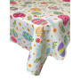 Stain-resistant tablecloth Easter Time SoundSleep milky 110x140 cm