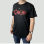 T-shirt with the print Code of the Unbreakable Nation SoundSleep black L