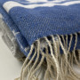 Cotton blanket Winter Inspiration SoundSleep blue 140x200 cm
